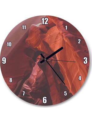 Cakatablo Buzul ve Kayalar Duvar Saati