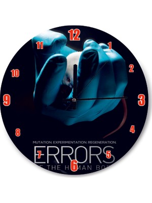 Cakatablo Errors Of The Human Body 2012  Duvar Saati