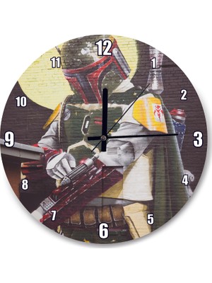 Cakatablo Star Wars Asker Duvar Saati