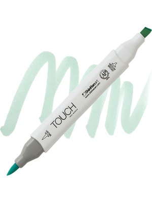 Shinhan Art Shinhan Twin Brush Marker Fırça Uçlu Markör Kalem Aqua Mint BG179 Toksik Olmayan Mürekkep