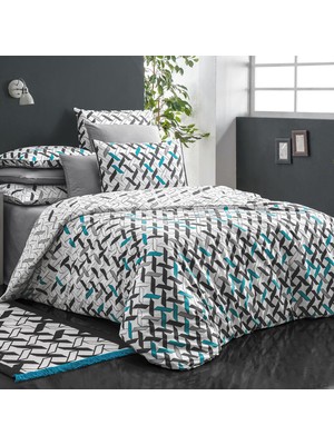 Sarev Maura Fancy Poplin Çift Kişilik Nevresim Takımı V1