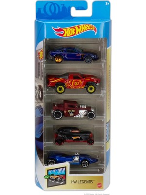 Hot Wheels Hot Wheels Beşli Araba Seti Hw Legends
