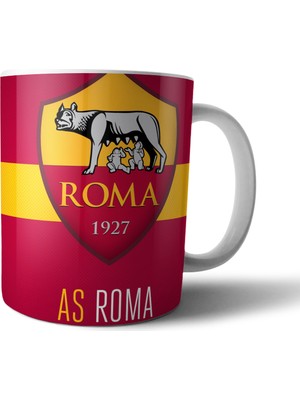 Pixxa As Roma Futbol Kulübü Kupa Bardak Model 1