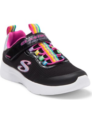 Skechers Dynamight 2.0-Rockin Rainbow Çocuk Siyah Sneaker 302464L BKMT