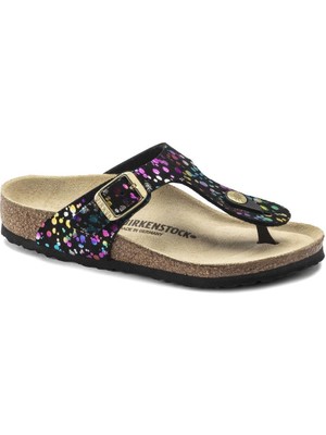 Birkenstock 1019734 - Confetti Black Pop Gızeh   Mf Çocuk Terlik