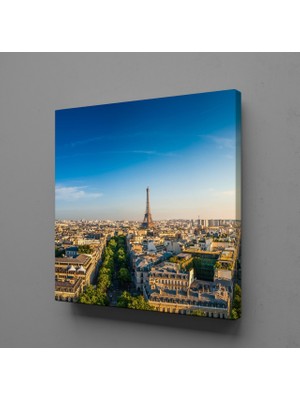 Technopa Eyfel Kulesi ve Evler 30X30CM