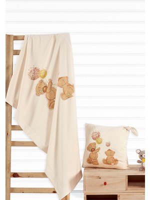 Tiny Lamb Tinylamb Fluffy Bear Organik Pamuk Penye Pike 80x130