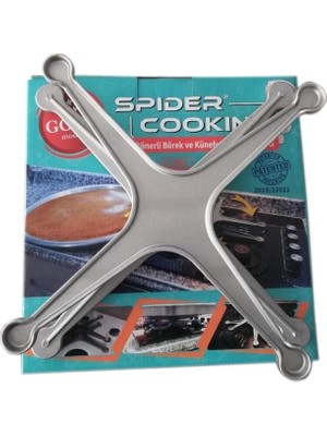 Mavi Trend Spider Cooking Gold Döküm Dönerli Börek Künefe Pişirme Aparatı