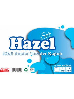 Hazel Mini Jumbo Tuvalet Kağıdı 12'li