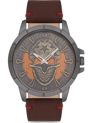 Polo Rucci 2204 Iskelet Desenli Kayışlı Erkek Kol Saati