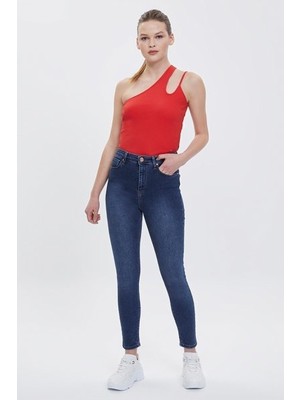 Loft LF2026214 Kadın Cady Candy Black Wash W Denim Pantolon 20K