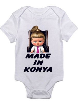 Limon Kız Bebek Baskılı Zıbın Body