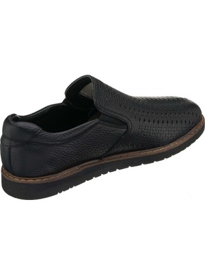 Costo Shoes 45 - 46 - 47 - 48 - 49- 50 AG8044-5 Siyah 4 Mevsim Üst Kalite Termo Taban Büyük Numara Erkek Ayakkabısı Rahat Geniş Kalıp
