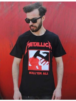 Orijin Metallica Tişört-Kill Em All