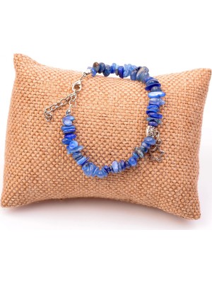 Taş Sandığı Kyanit Taşı Şekilsiz Bileklik