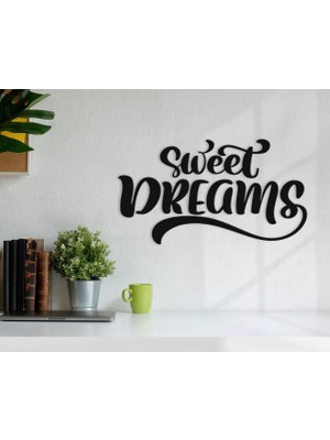 Bk Gift Tatlı Rüyalar Ahşap Duvar Yazısı-2