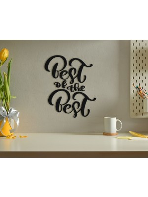 Bk Gift En Iyinin En Iyisi Ahşap Duvar Yazısı-1