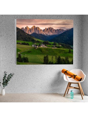 Deko Gonya Dolomit Dağları Dekoratif Kanvas Tablo