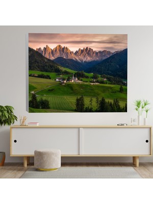 Deko Gonya Dolomit Dağları Dekoratif Kanvas Tablo