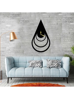 Deko Gonya Modern  Ahşap Duvar Saati