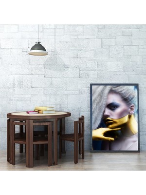 Deko Gonya Beautiful Girl's Kanvas Tablo