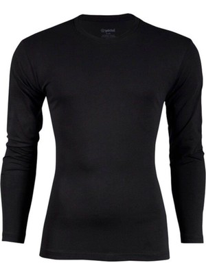 Yıldız Erkek Modal Uzun Kol Sıfır Yaka Body T-Shirt Atlet - 385-386