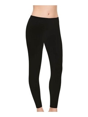 Tutku 0173 Kadın 2 Adet Penye Uzun Düz Pamuklu Tayt