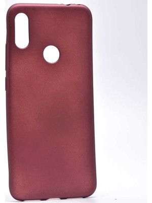noktaks - Xiaomi Redmi Note 7 - Kılıf Mat Soft Premier Silikon Kapak - Mürdüm - T7363