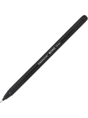 Pensan Tükenmez Kalem 2270 Büro 1.0 mm 3'lü Siyah
