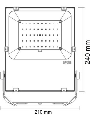 Wondeks Nn 50W LED Projektör (Beyaz)