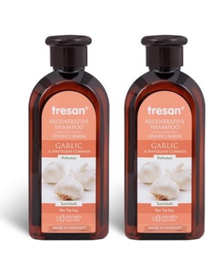 Tresan Sarımsak Onarıcı Bakım Şampuanı 300 ml X2