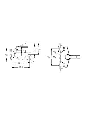Artema Fold S Banyo Bataryası A42535
