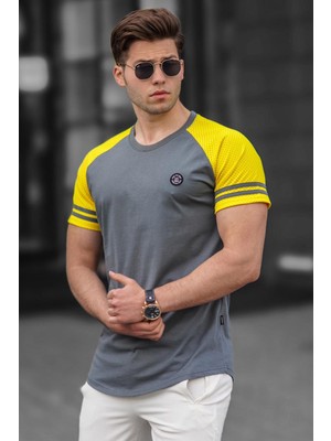 Madmext Füme Erkek Tişört 5257