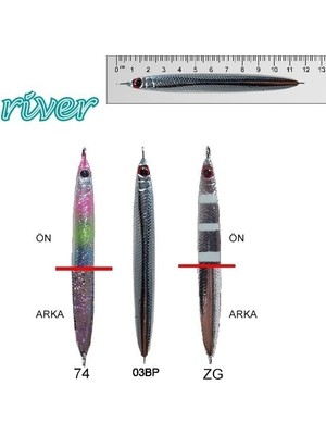 River Ferdinand 70 gr Jig Renk: 74