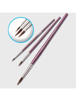 Samur Sulu Boya Fırçası No:08