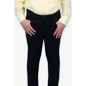Erkek Çocuk Gabardin Pantolon Siyah (4-14 Yaş)
