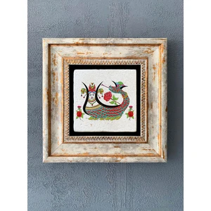 Oscar Stone Decor Çerçeveli Taş Duvar Dekoru 20 x 20 cm CDD-40-1046