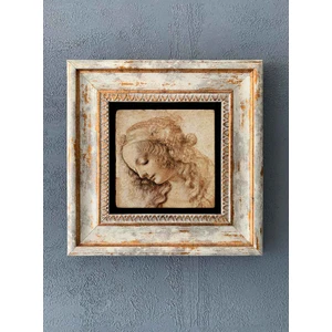 Oscar Stone Decor Çerçeveli Taş Duvar Dekoru 20 x 20 cm CDD-40-1333
