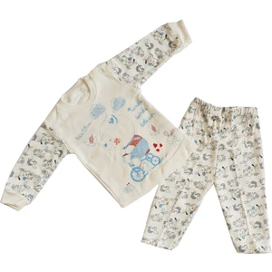 Kardelya Baby Bisikletli Ayıcık Erkek Bebek 2 Parça Takım 214593