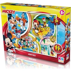 KS Games Mickey Mouse 200 Parça Puzzle