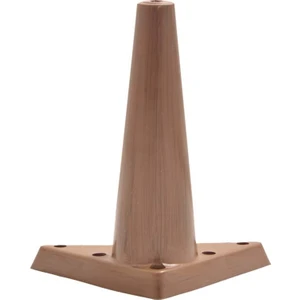 Sena Plastik Ayak Baza Ayağı Koltukkanepe Ayağı  Puf Tv Ünitesi Ayağı 20 cm Ceviz Renk 6'lı