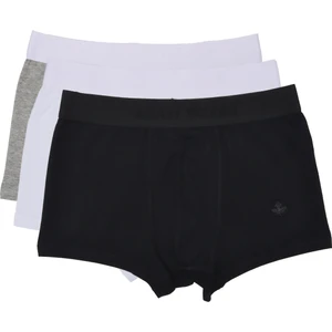 ADAM BOXES Boxer Trunk Neo-Cosy 
3'lü Paket - Siyah, Beyaz, Gri