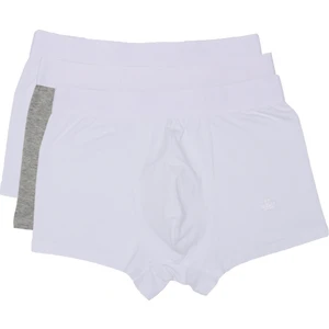 ADAM BOXES Boxer Trunk Neo-Cosy 
3'lü Paket - Beyaz, Gri