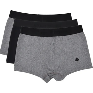 ADAM BOXES Boxer Trunk Neo-Cosy 
3'lü Paket - Antrasit, Siyah