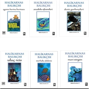Halikarnas Balıkçısı / 6 Kitap Set - Aganta Burina Burinata -  Mavi Sürgün - Merhaba Akdeniz
