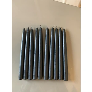 Gizemli Home 10 Lu Set Siyah Şamdan Mumu