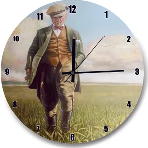 Cakatablo Buğdat Tarlasındaki Atatürk Duvar Saati