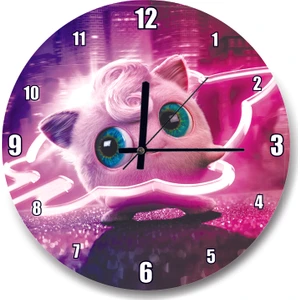 Cakatablo Pokemon Jigglypuff Duvar Saati
