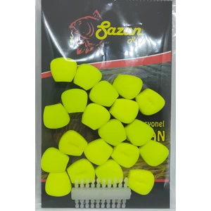Sr Sazanrig 12 Mm Yüzen Silikon Fluo Yeşil Mısır Yapay Yem ( 20 Adet)