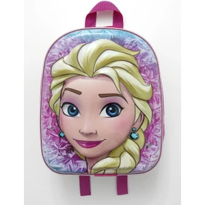 Frozen Elsa 5d Kabartmalı Kreş Anaokulu ve Günlük Kullanım Sırt Çantası